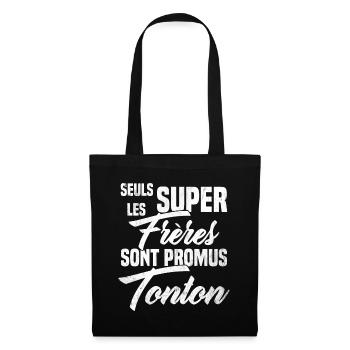 Les Super Freres sont Promus Tonton Grossesse - Sac en tissu - noir - Devant
