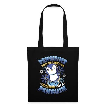 Penguins can't fly - Tote Bag - black - Front