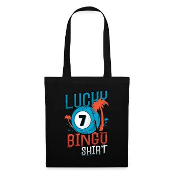 Bingo chanceux - Sac en tissu - noir - Devant