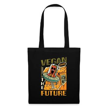 Vegans from the future, evil vegans. - Tote Bag - black - Front