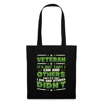 Veteran AppreciationPride in Veteran, Recognition, - Tote Bag - black - Front