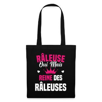 Reine des râleuses - Sac en tissu - noir - Devant