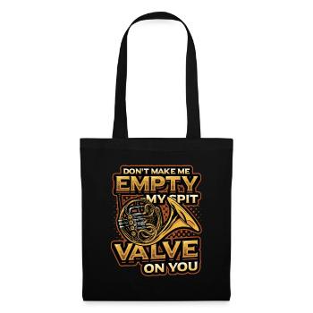 Empty My Spit, value French horn - Tote Bag - black - Front