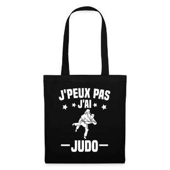 J'peux pas j'ai Judo - Sac en tissu - noir - Devant