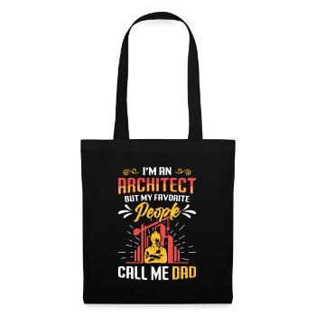 I am an architect - Tote Bag - black - Front