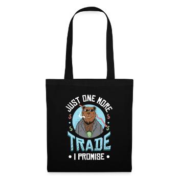 Plus qu’un seul échange que je promets - Sac en tissu - noir - Devant