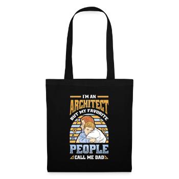 I am an architect - Tote Bag - black - Front