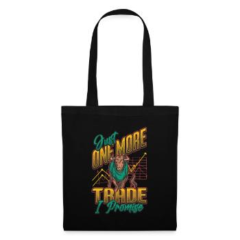 Plus qu’un seul échange que je promets - Sac en tissu - noir - Devant