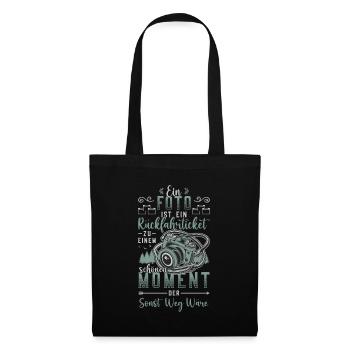 Photo, return ticket, past, photographer. - Tote Bag - black - Front