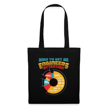 Engineers, Attention Better Way, Technology - Tote Bag - black - Front
