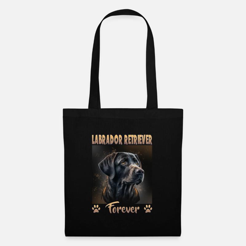 Hunde Spruch Labrador Retriever Design für - Stoffbeutel - Schwarz