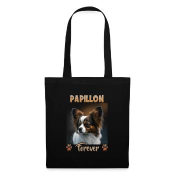 Dog Saying Papillon Design for Dog Lovers - Tote Bag - black - Front
