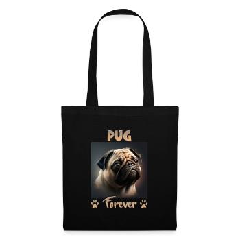 Dog Saying Pug Design for Dog Lovers - Tote Bag - black - Front
