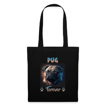 Dog Saying Pug Design for Dog Lovers - Tote Bag - black - Front