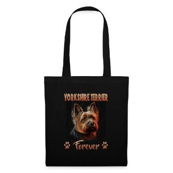 Dog Saying Yorkshire Terrier Design pour - Sac en tissu - noir - Devant