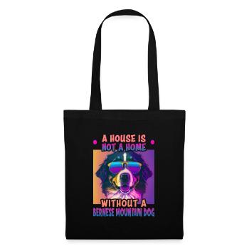 Dogs Bernese Mountain Dog Dog Lovers Aussie - Tote Bag - black - Front