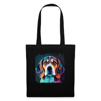 Dog Saying Beagle Design pour les amoureux des chiens - Sac en tissu - noir - Devant