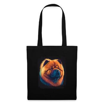 Chien disant Chow Chow pour les amoureux des chiens - Sac en tissu - noir - Devant