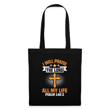 Christian Quotes Designs for Believing Christians - Tote Bag - black - Front