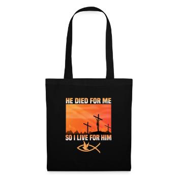 Christian Quotes Designs for Believing Christians - Tote Bag - black - Front