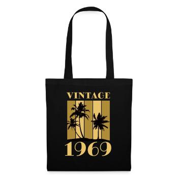 Born 1969 Year of birth Date of birth Vintage - Tote Bag - black - Front