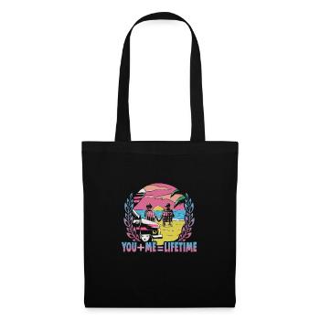 Valentinstag Geschenke Liebhaber Und Paare Designs - Stoffbeutel - Schwarz - Vorne