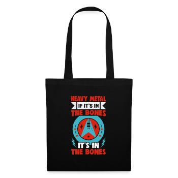 Heavy metal musicians in a band hard rock music - Tote Bag - black - Front
