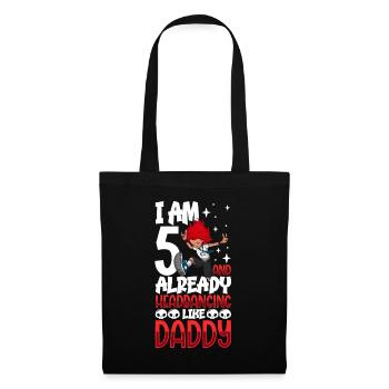 I'm 5 - Girl Rocker - Tote Bag - black - Front