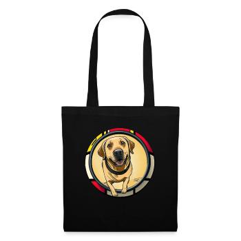 Hunde Spruch Golden Retriever Design - Stoffbeutel - Schwarz - Vorne