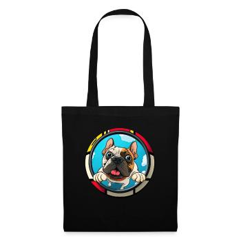 Chiens Français Bulldog Amateurs de chiens - Sac en tissu - noir - Devant
