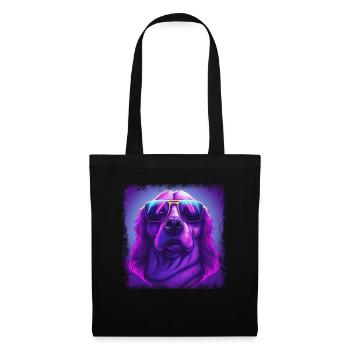 Hunde Spruch Golden Retriever Design - Stoffbeutel - Schwarz - Vorne
