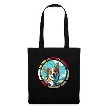 Dogs CartoonWelsh Corgi Design for Dog Lovers - Tote Bag - black - Front