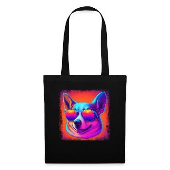 Dogs CartoonWelsh Corgi Design for Dog Lovers - Tote Bag - black - Front
