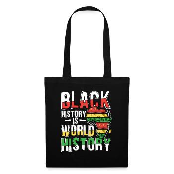 Black Histroy Month Stolz Afro Americkaner für - Stoffbeutel - Schwarz - Vorne