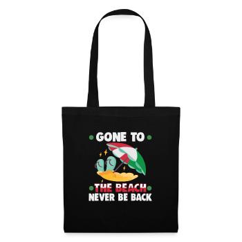 Italy beach holiday by the sea Design beach motif - Tote Bag - black - Front