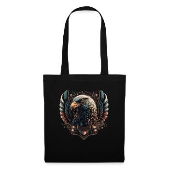 American Patriotic USA Design - Tote Bag - black - Front