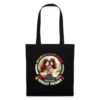 Dog saying Cavalier Spaniel for dog lovers - Tote Bag - black - Front