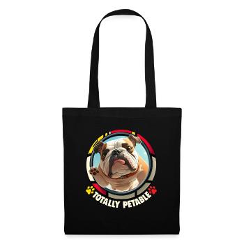 Bulldog dog saying Bulldog owner - Tote Bag - black - Front