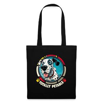 Dog saying Dalmatian design for dog lovers - Tote Bag - black - Front