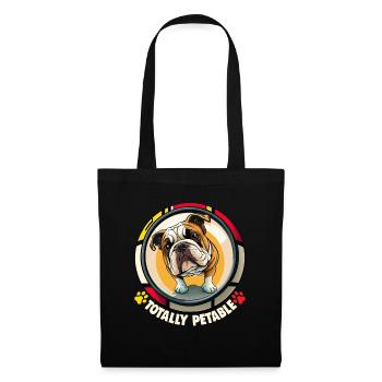 Bulldog dog saying Bulldog owner - Tote Bag - black - Front
