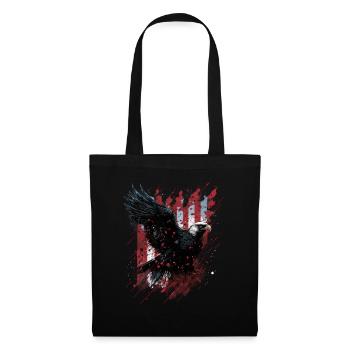 American Patriotic USA Design - Tote Bag - black - Front