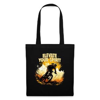 Conception cool de descente de VTT pour les fans de VTT - Sac en tissu - noir - Devant