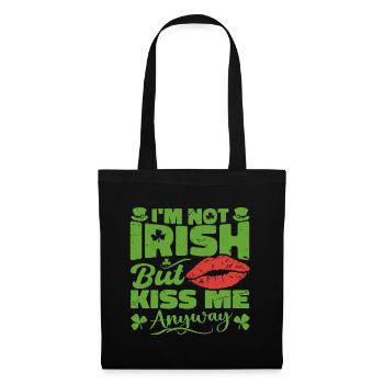 I'm Not Irish But Kiss Me Anyway St. Patrick's Day - Tote Bag - black - Front