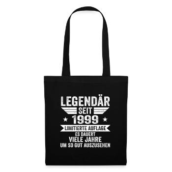 Legendär seit 1999 Limitierte Auflage 1999 - Stoffbeutel - Schwarz - Vorne