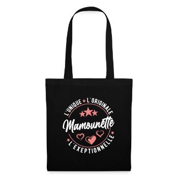 Mamounette L'unique L'originale L'exeptionnelle - Sac en tissu - noir - Devant
