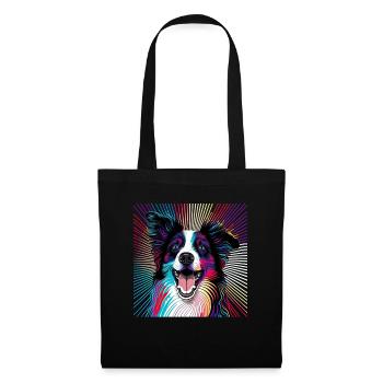 Dog Saying Border Collie Design - Tote Bag - black - Front
