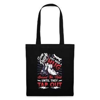 Umarmung Um Den Hals, Jiu Jitsu - Stoffbeutel - Schwarz - Vorne