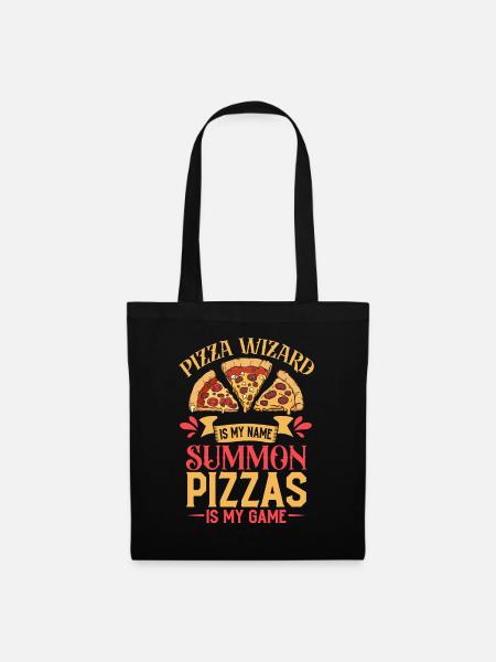 Pizza Wizard is my name - Pizzabäcker - Stoffbeutel - Schwarz
