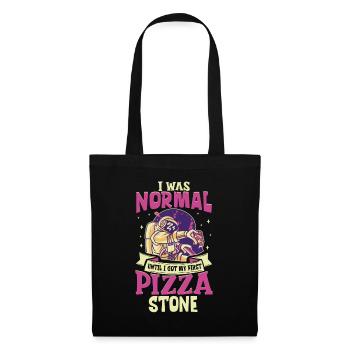 Pizza Stone - Pizza Baker - Tote Bag - black - Front