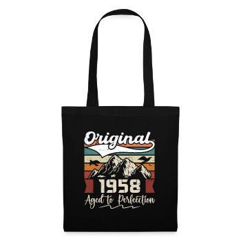 1958 - Gift born in 1958 - Tote Bag - black - Front